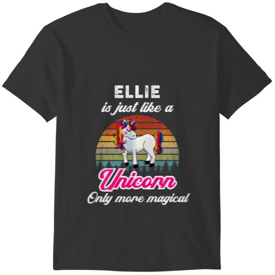 Ellie Is Like A Unicorn Funny Women, Girl / Baby N T-shirt