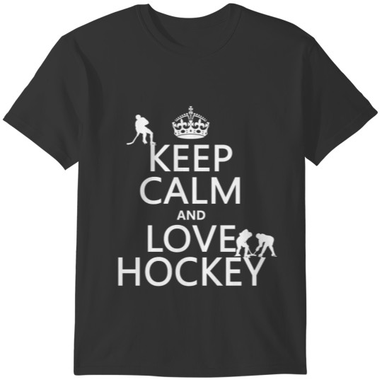 Keep Calm and Hockey On T-shirt