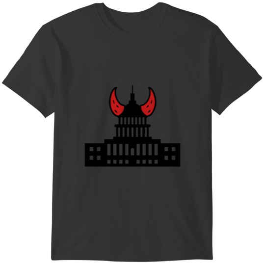 White House With Devil Horns T-shirt