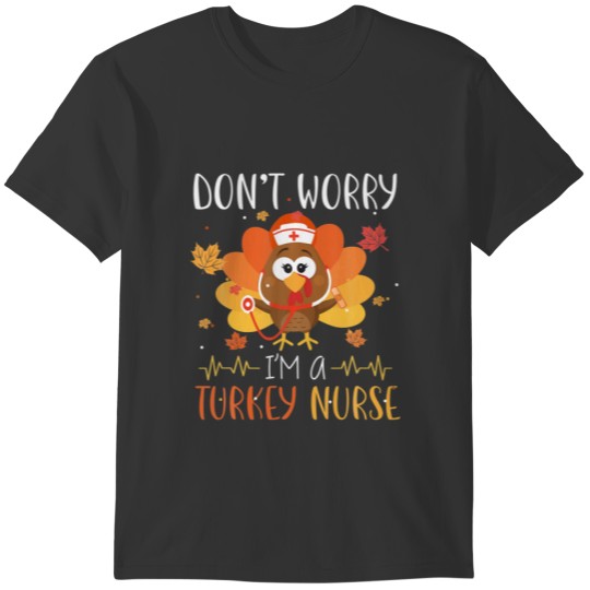 Nurse Turkey Thanksgiving Fall Pumpkin Nurse Life T-shirt