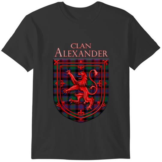 Alexander Hunting Tartan Scottish Plaid T-shirt