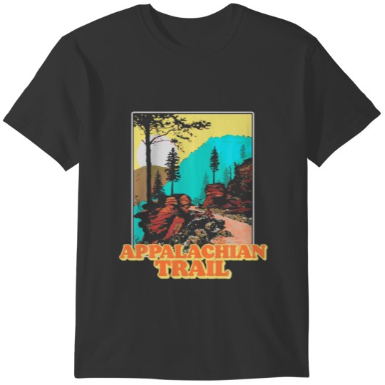 Vintage Appalachian Trail Overlook Mountains Retro T-shirt