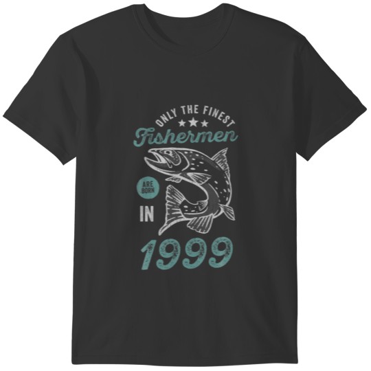 Born In 1999 22 Years Old Vintage 22Nd Birthday Fi T-shirt