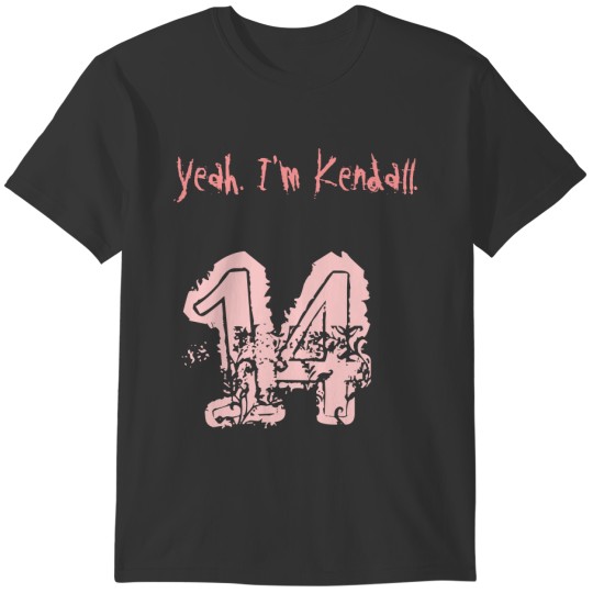 14th Birthday Gift Custom Name for Her T-shirt