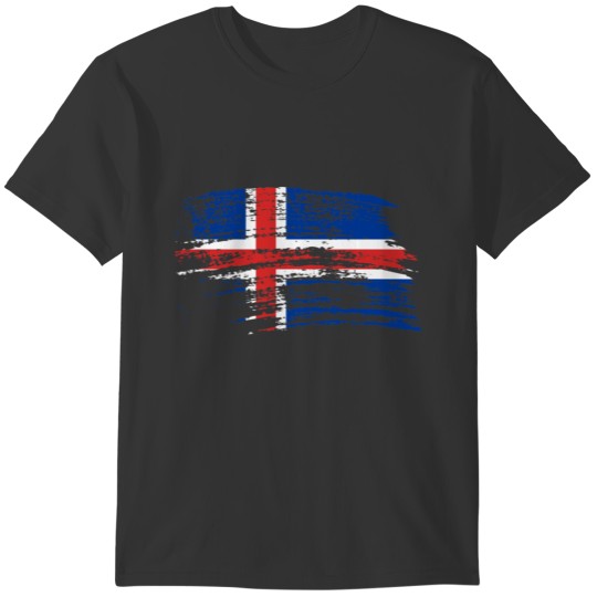 Cool Icelander flag design T-shirt