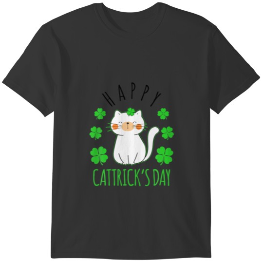 St Patricks Day S His And Hers Happy St Cattricks T-shirt
