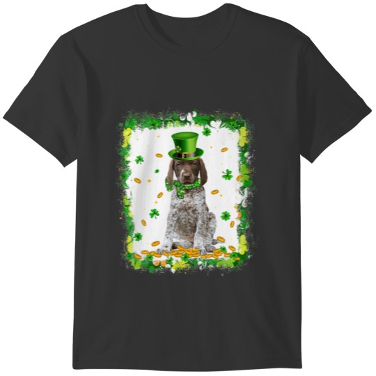 Cute German Shorthaired Pointer Dog St Patricks Da T-shirt