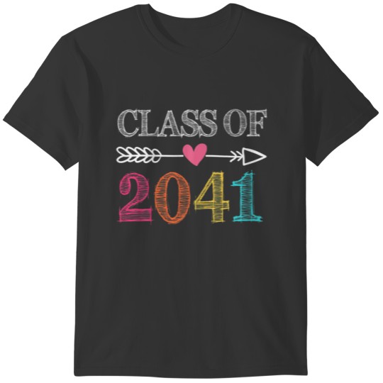 Class Of 2041 Pre-K Graduate Preschool Graduation T-shirt