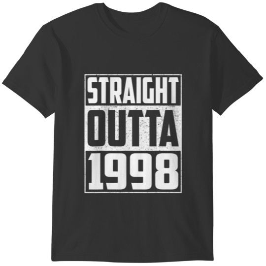 Straight Outta 1998 24Th Birthday Gifts Vintage Me T-shirt
