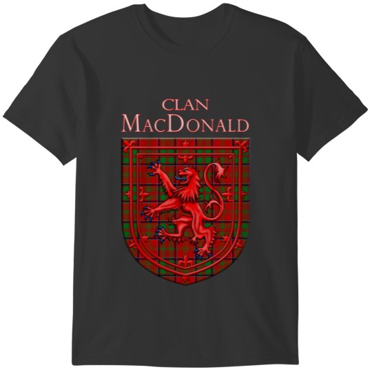 MacDonald of Glencoe Tartan Scottish Plaid T-shirt
