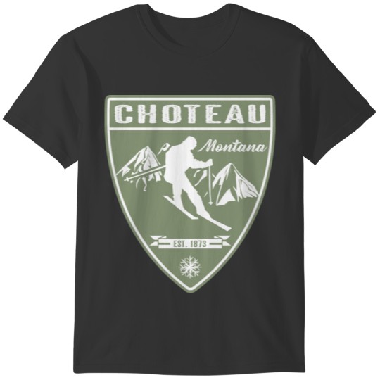 Ski Choteau Montana T-shirt