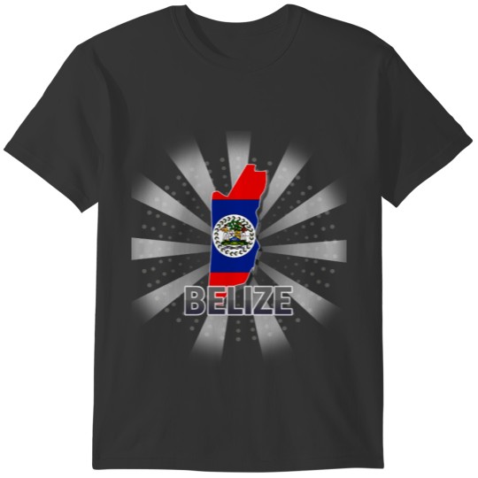 Belize Flag Map 2.0 T-shirt