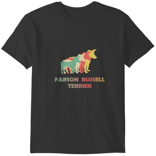Retro Parson Russell Terrier Dog Mom Vintage T-shirt