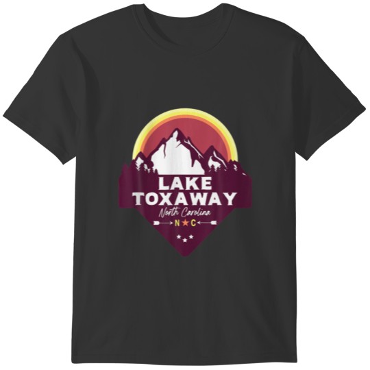 Lake Toxaway North Carolina NC Blue Ridge Mountain T-shirt