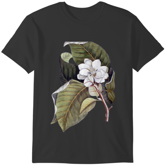 Elegant Southern White Magnolia Flower T-shirt