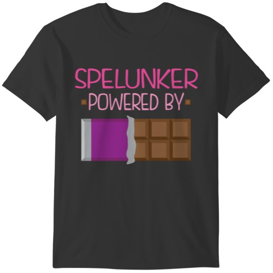 Spelunker Chocolate Gift for Her T-shirt