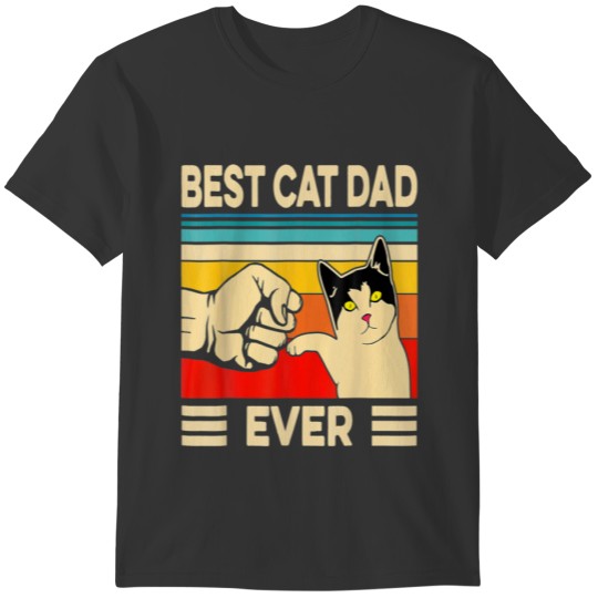 Best Cat Dad Ever Funny Cat Daddy Father Day Gift T-shirt