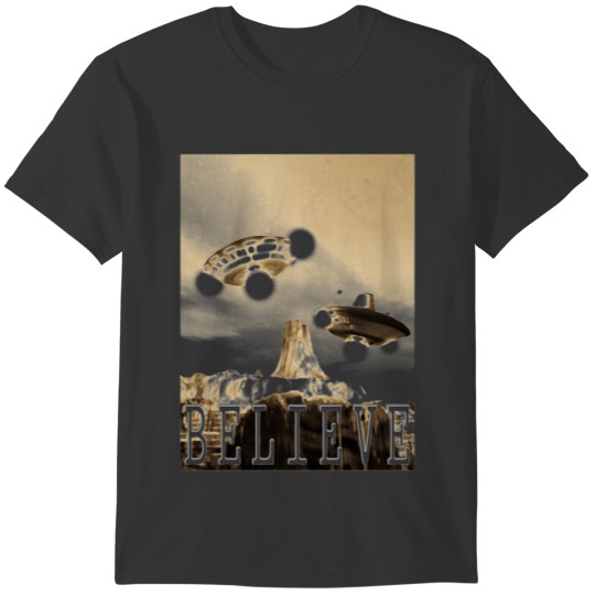 CE3K UFOs V2 BELIEVE T-shirt