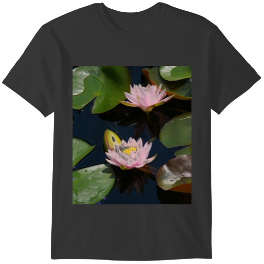 Pink Lotus Waterlilies T-shirt