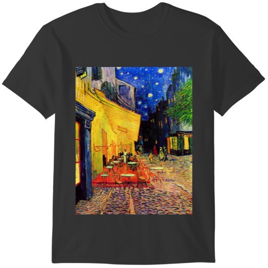 Cafe Terrace Place du Forum Van Gogh Fine Art Sweat T-shirt
