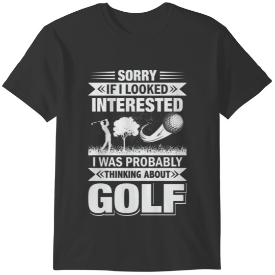 funny men unisex golf word art T-shirt