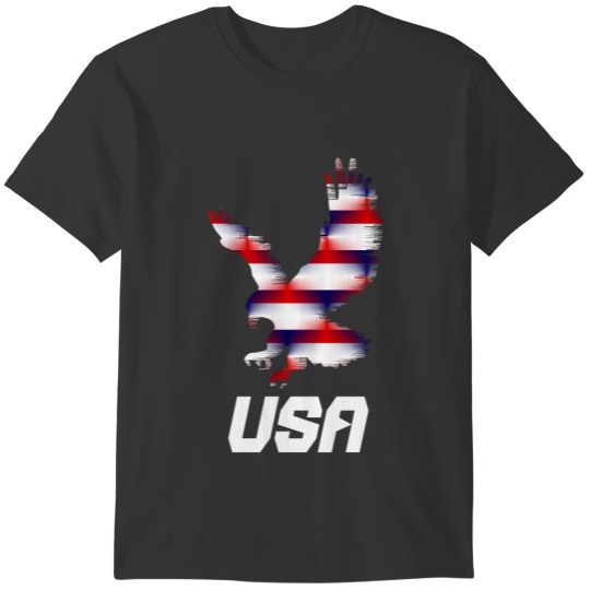 Red White and Blue Eagle T-shirt