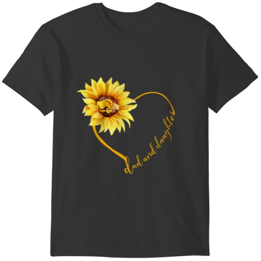 Sunflower Lovers | Love Dad And Daughter Plus Size T-shirt