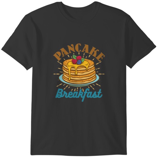 Pancake Breakfast Vintage Pancakes Lover Polo T-shirt