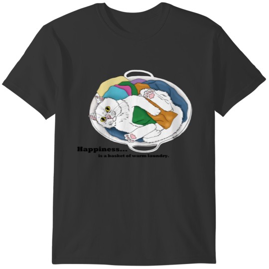 Laundry Day Cat T-shirt