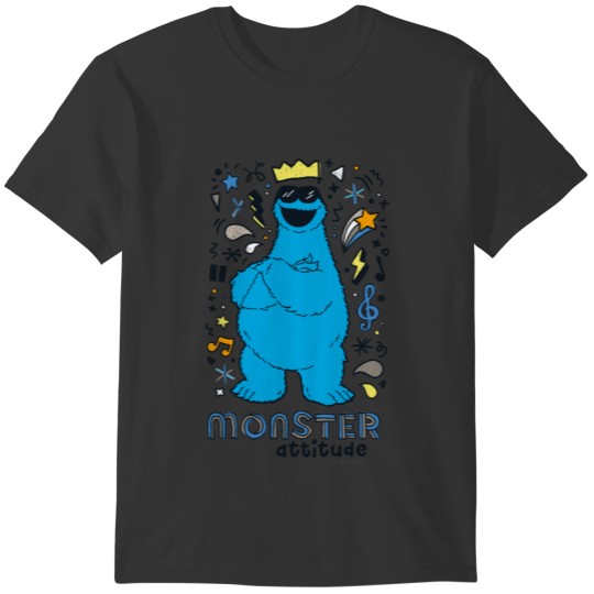 Sesame Street | Cookie Monster - Monster Attitude T-shirt