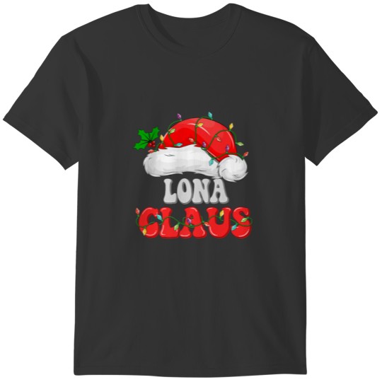 Lona Santa Claus Matching Family Christmas T-shirt