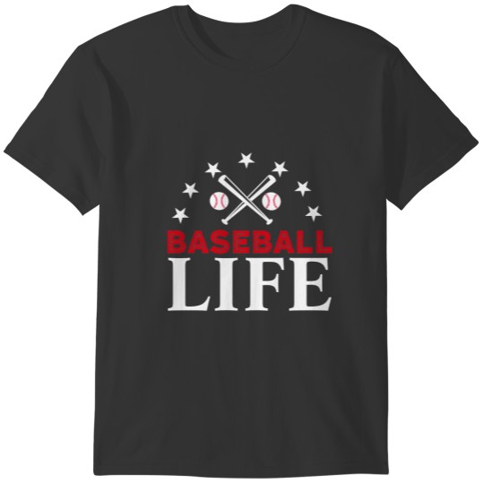 Womens Baseball Life Sports T-shirt