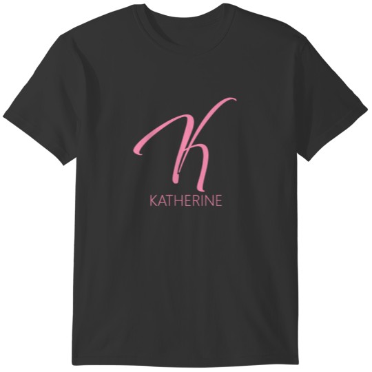 K Monogram Personalized T-shirt