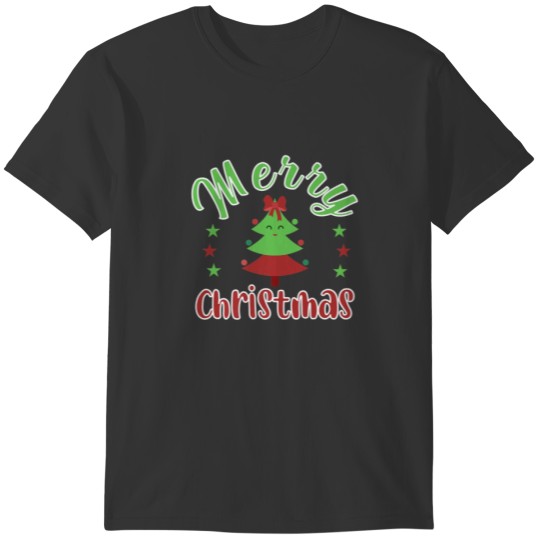 Merry Christmas, Cute Christmas Tree For Her T-shirt