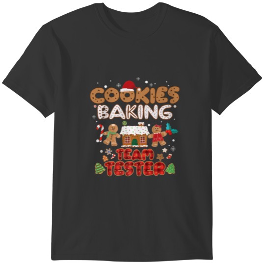 Funny Gingerbread Christmas 2021 Cookie Baking Tea T-shirt