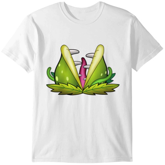 Discover cartoon carnivorous plant T-shirt