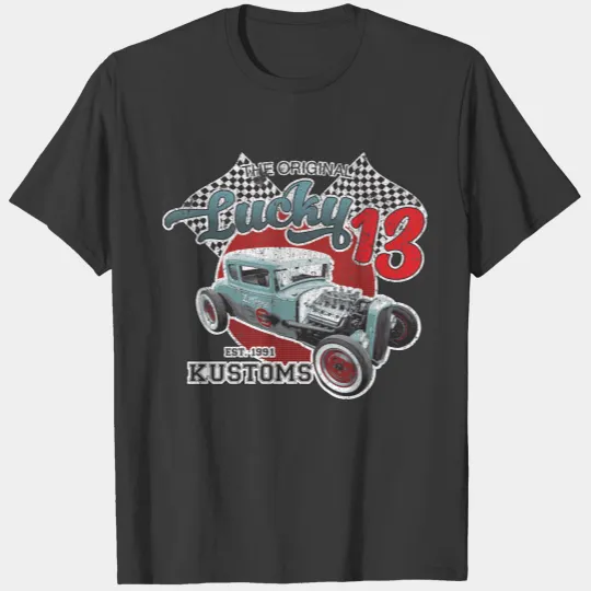 Lucky 13 Hot Rod T-Shirts