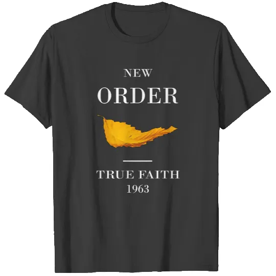 Néw Órdér True Faith Fitted Jersey T-Shirts