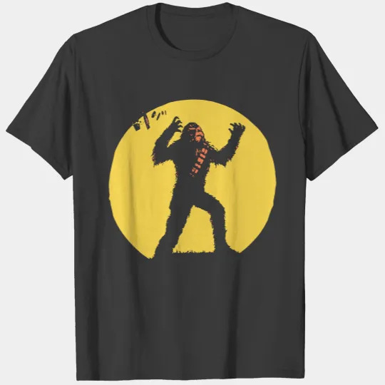 Chewbacca Death Star Glow in the Dark Chewie TIE Fighter T-Shirts