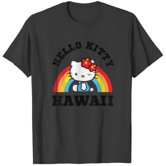 Hello Kitty Hawaii Rainbow Tee Shirt T-Shirts