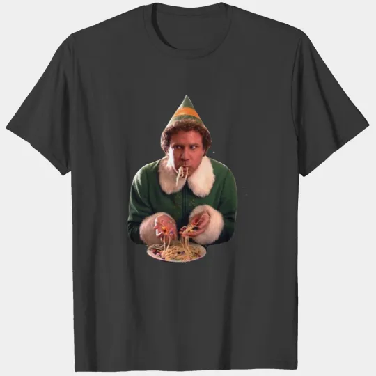 buddy the elf spaghetti and candy T-Shirts