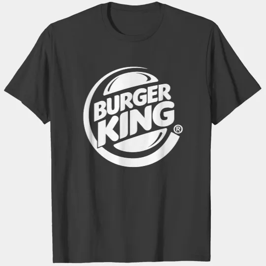 Burger king Fast food Restaurant logo White T-Shirts