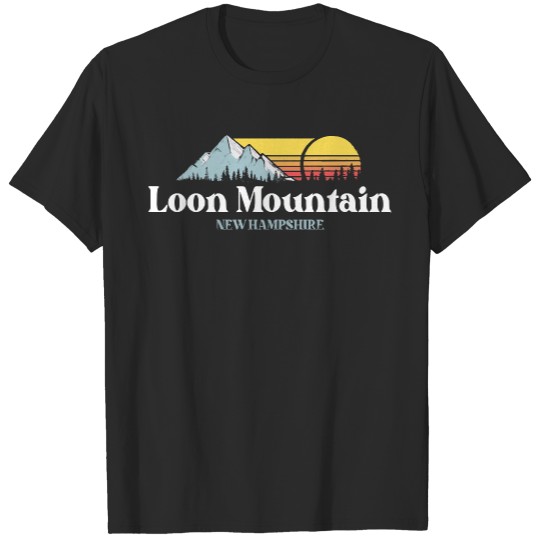 Loon Mountainnew Hampshire Vacation Loon Mountain, N E W H A M P S H I R E, Ski Snowboard Hiking T-Shirts