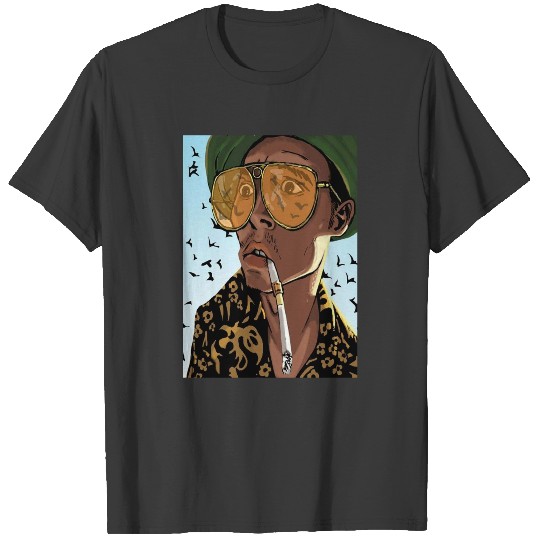 Fear and Loathing in Las Vegas Hunter Thompson T-Shirts