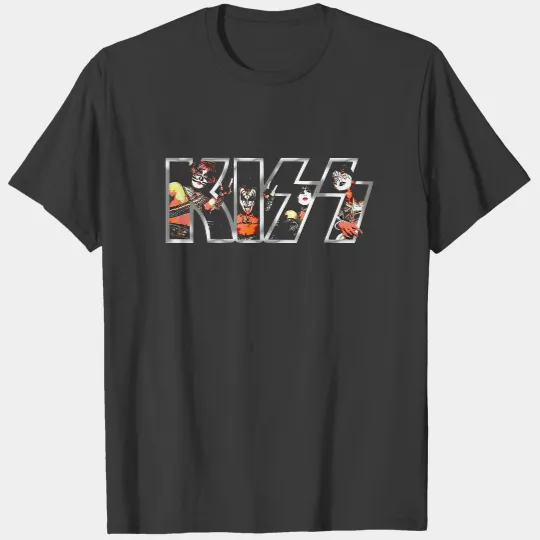 Kiss Rock Band Music Notebook Birthday Reminder. Gift For Kiss Band Fan Paperback T-Shirts