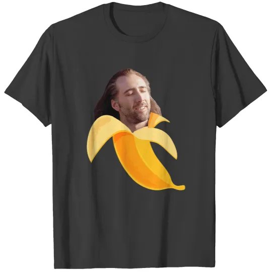 Nicolas cage in a banana T-Shirts