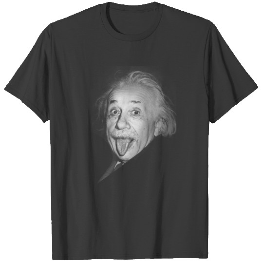 Albert Einstein Genius Tongue Funny T-Shirts