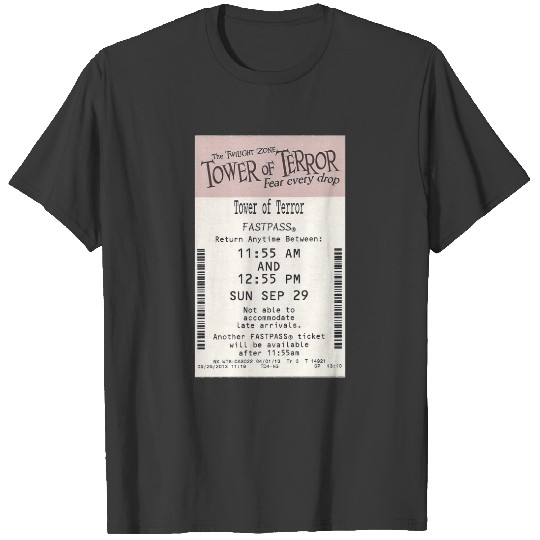 Tower of Terror Fastpass T-Shirts