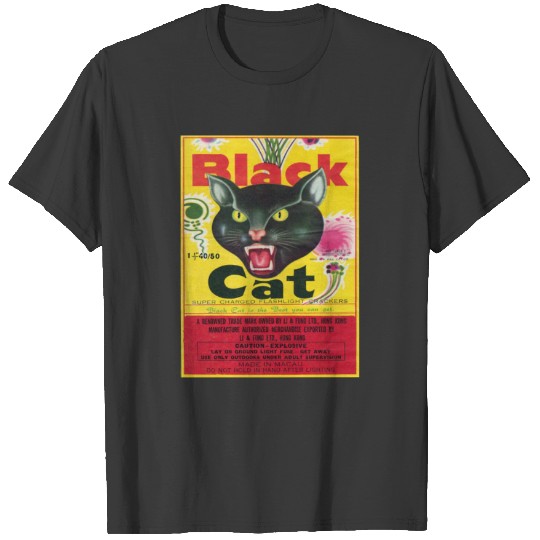 Black Cat Firecrackers T-Shirts
