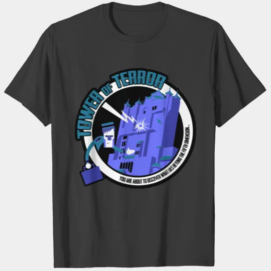 Tower of Terror - Blue T-Shirts